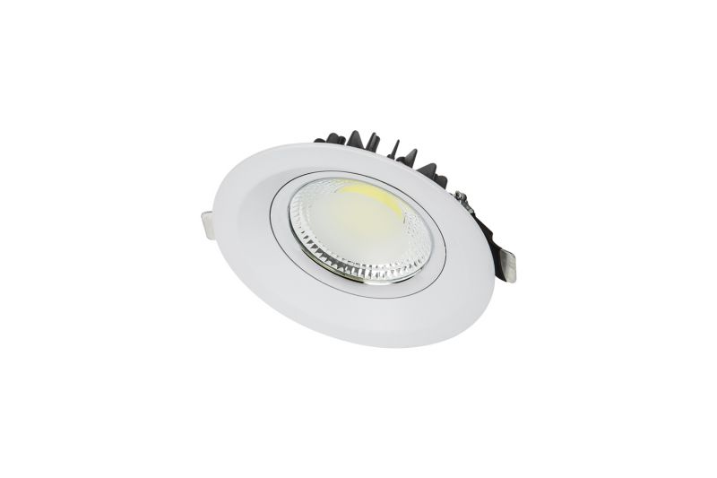 12W ZÜMRÜT COB LED ARMATÜR BEYAZ KASA