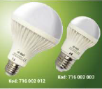 7W 3500/6500K E27 LED AMPUL SARI/BEYAZ